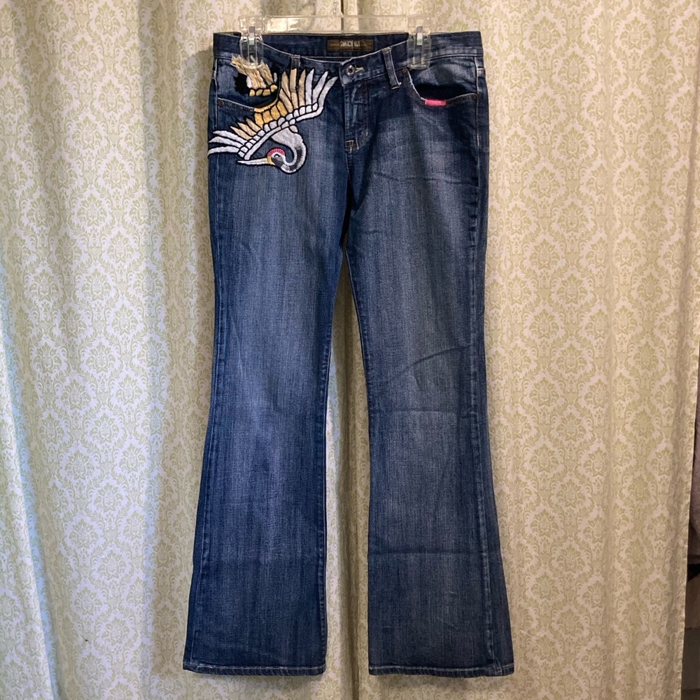 Switch USA vintage embroidered jeans